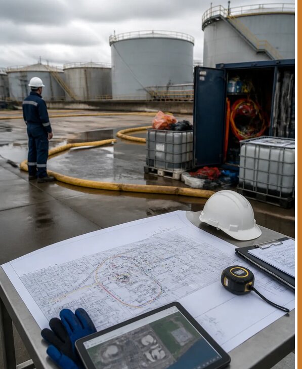 Разработка плана ликвидации разливов нефти в Комсомольске-на-Амуре